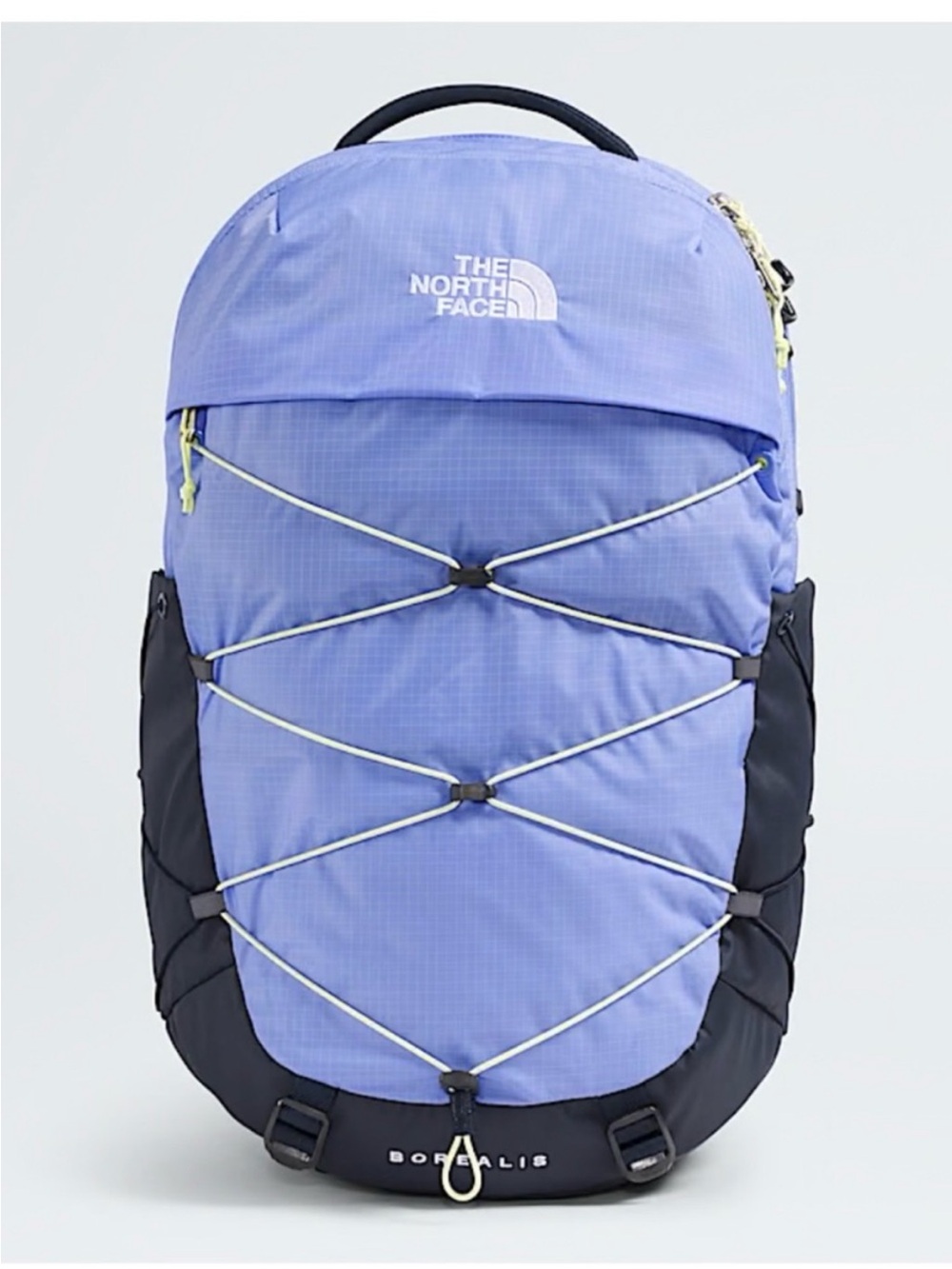NWT The North Face Borealis Backpack in Periwinkle Glow-Summit Navy-Lemon Mist